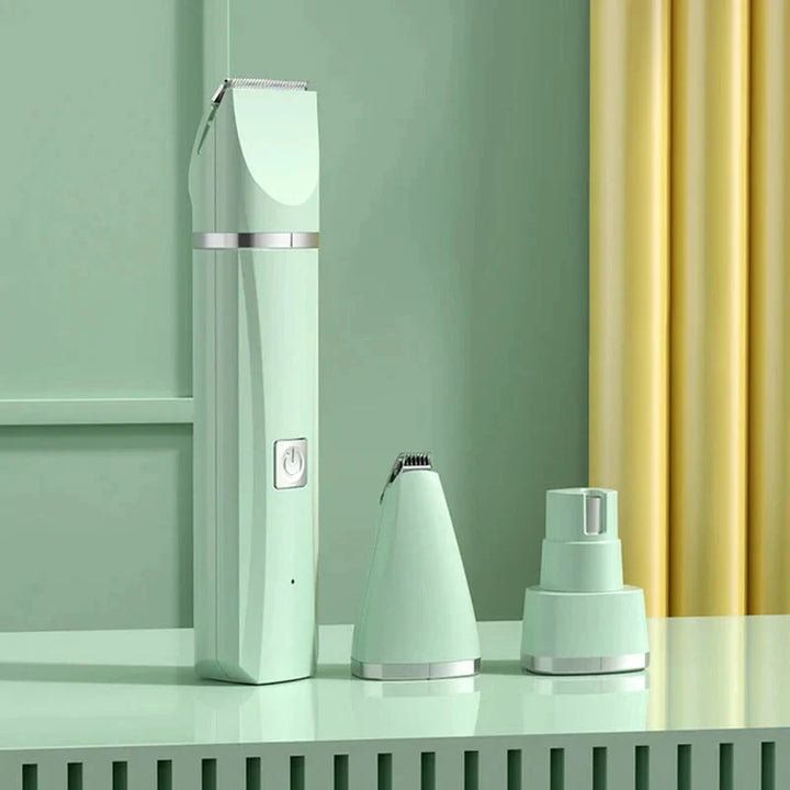 4 in 1 Electric Pet Grooming Kit - Hair Trimmer, Clippers, Nail Grinder for Cats &amp; Dogs