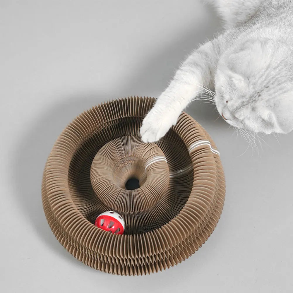 Organic Round Scratching Board for Cats