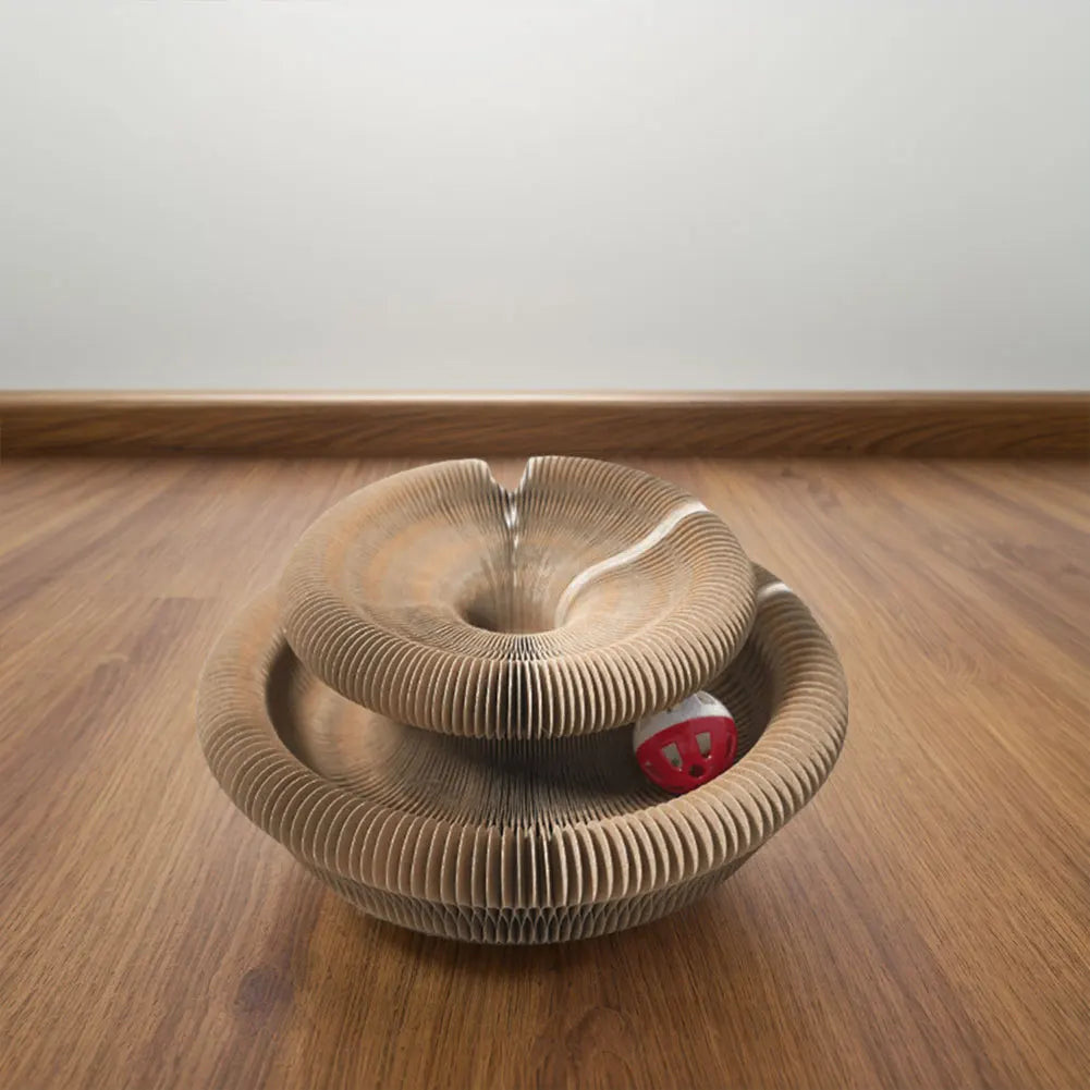 Organic Round Scratching Board for Cats